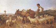 Richard ansdell,R.A. Going to Market (mk37) china oil painting reproduction